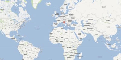 バチカンの世界地図