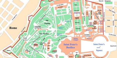 バチカン市国の政治地図