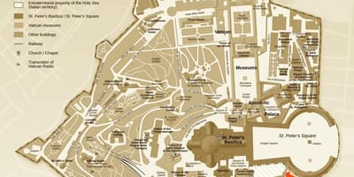 地図の発掘調査事務所バチカン市国